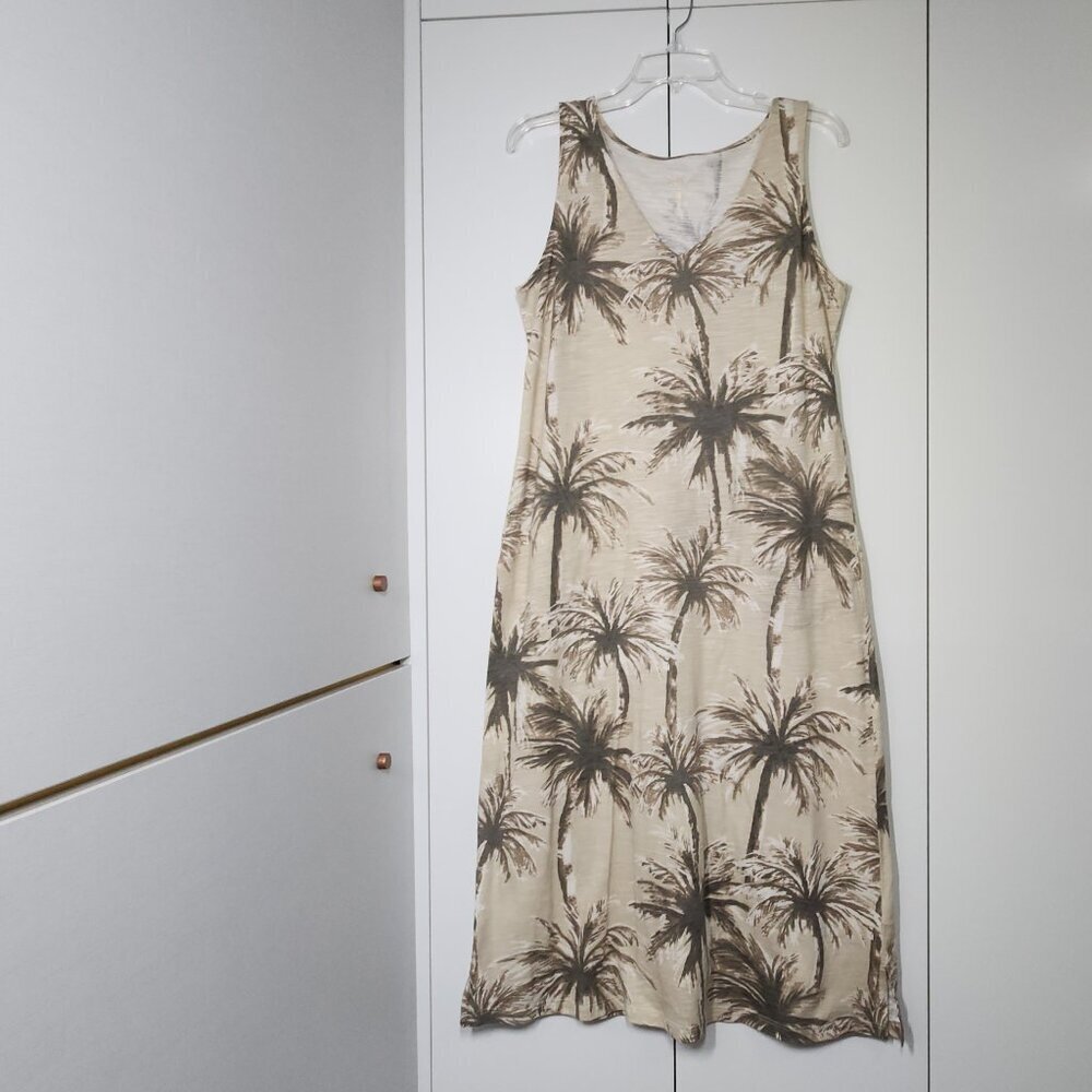 Belle by Kim Gravel Sleeveless Dress Women's Size SP Tan/Beige